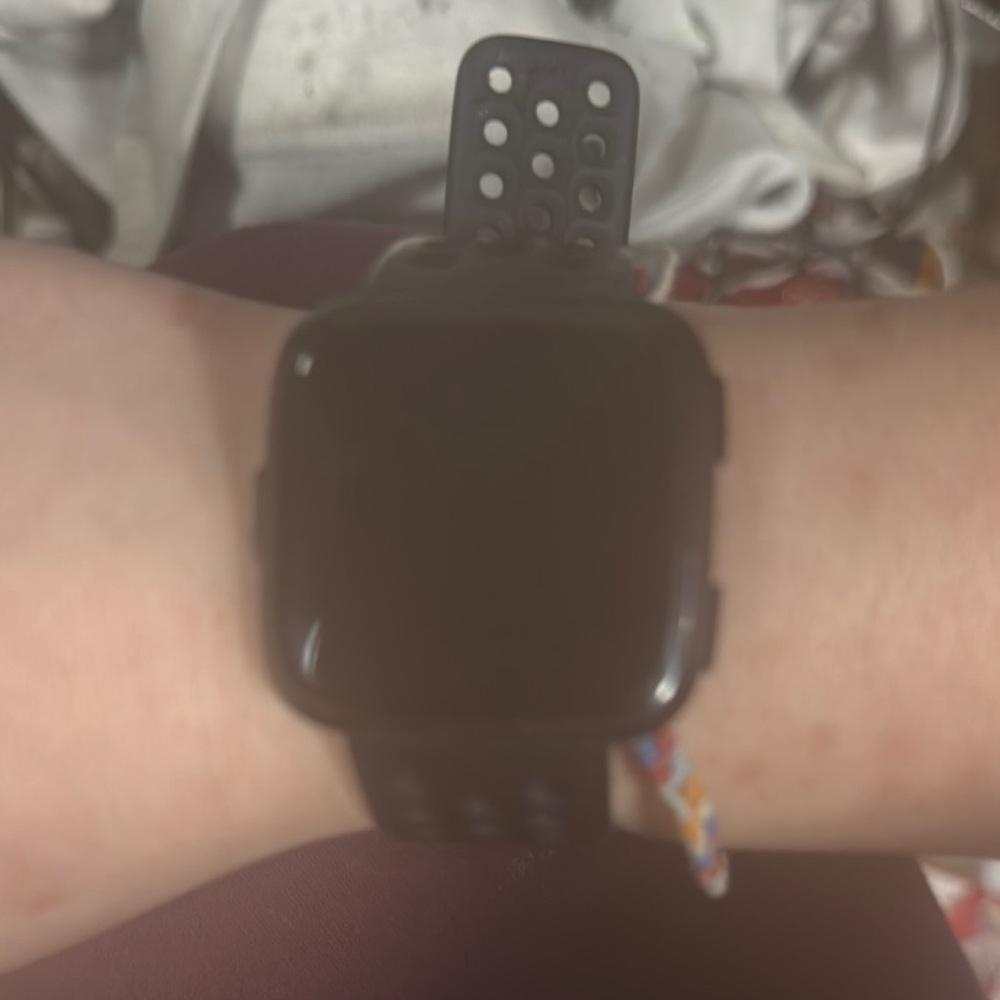 Fitbit Black Smartwatch Sleek Modern Design